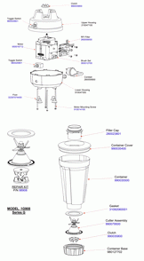 Diagram Diagram and Parts List for 1G908-G  Hamilton Beach Blender